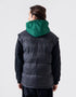 CONTRAST HOOD PUFFER JACKET